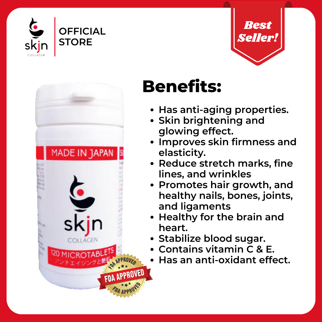 10pcs. SKJN Collagen Microtablets 120s Duma Bottle (Resellers Package)
