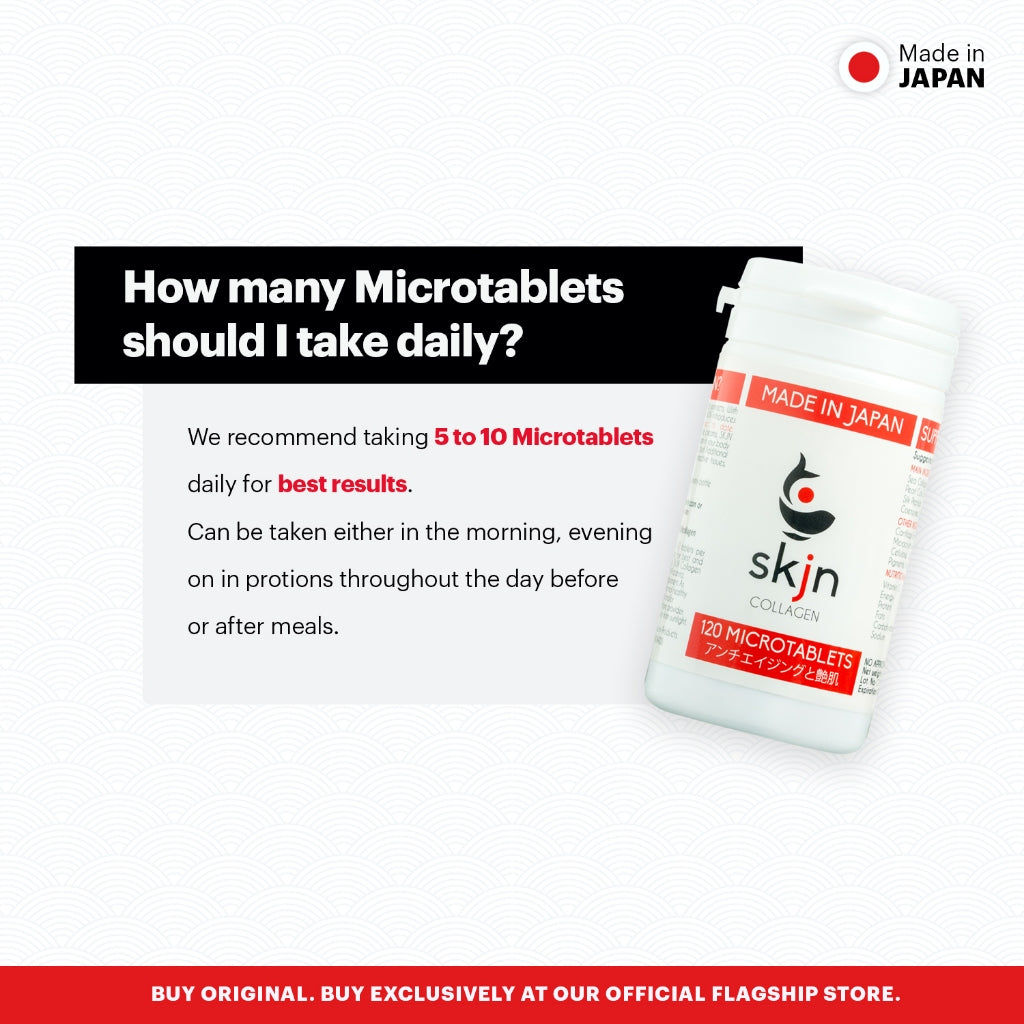 SKJN CollaCenta Combo Plus:Micro Tablets 120's Duma Bottle & 5Point Placenta Capsules, Made in Japan