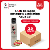 25pcs. SKJN Instaglow Exfoliating Aqua Gel in 55g (Resellers Package)