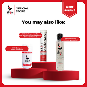 25pcs. SKJN Collagen Instafizz Effervescent Slimming Beau-tea Drink (Resellers Package)