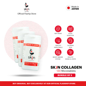 BUNDLE OF 3s: SKJN Collagen Microtablets 120s Duma Bottle