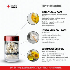 Skin Resetinol Duo - Retinol Contour Cream Moisturizer and Retinol Pearl Serum Capsules 30s